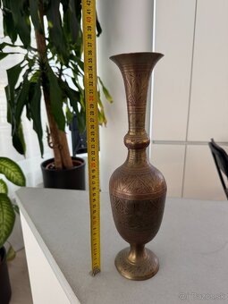 Starozitna Mosadzna Vaza - 3