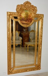 Zámecké zrcadlo s obrazem - 210 cm - krásné - 3