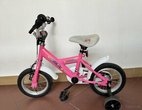 Dievčenský bicykel s pomocnými kolieskami - 3
