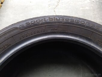 185/55 R15 dunlop 2.ks letné doveziem - 3