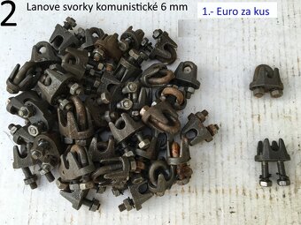 Lanové a otočné svorky rôzne druhy ČSSR - 3