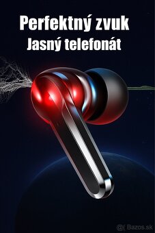 Štýlové bezdrôtové slúchadlá s LED displejom - 3