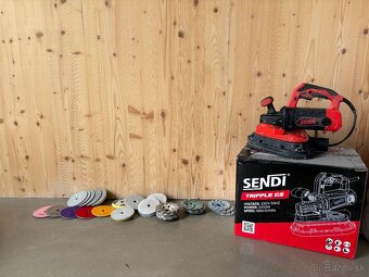 Ručná brúska na betón SENDI TRIPPLE GS 2450W - 3