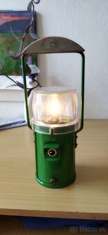 Stara retro železničiarska signalizačné lampa 2ks - 3