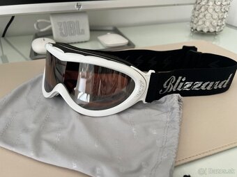 Dámske lyžiarske okuliare Blizzard - biele s kamienkami - 3