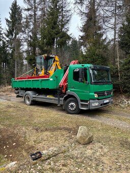 Mercedes 15T HÁKOVÝ NOSIČ KONTAJNEROV HYDRAULICKÁ RUKA - 3