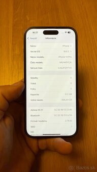 Predam iPhone 14 pro Black 512GB - 3