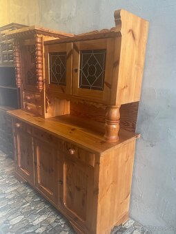 Poľovnícky príborník z masívu s rezbou tetrova - 3