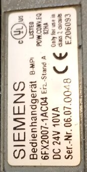 Siemens Operator Device – 6FX2007-1AE04 - 3