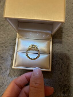 Zlatý prsteň Au585 - 3