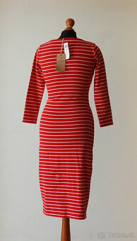 Pruhované midi šaty Timeout veľ-XS/S - 3