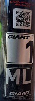Predám cestný bicykel Giant contend veľkosť ML - 3