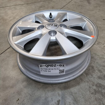 Hliníkové KIA disky 4x100 R14 5J ET49 - 3