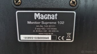 Predám reproduktory Magnat monitor supreme 102 - 3