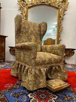 Prekrásne salónne kreslo, top stav, V112xS75xH65 - 3