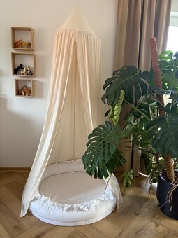 Detské hniezdo okrúhle 110cm Cotton & Sweets - 3