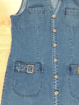 Riflové šaty veľ.36 - 3