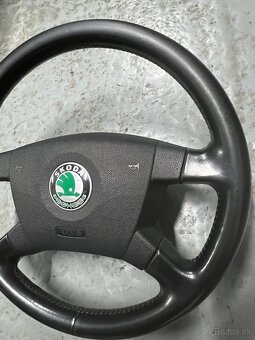 skoda fabia 1 kozeny volant - 3