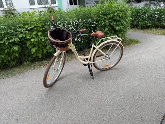 Štýlový dámsky mestský bicykel s košíkom – ako nový - 3