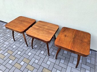 Konferenční stolky Halabala "pavouk" po renovaci - 3