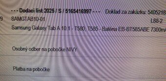 Samsung Galaxy Tab A - SIM/Android 8.1.0 - 3