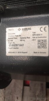 Vibračná doska BOMAG - 3