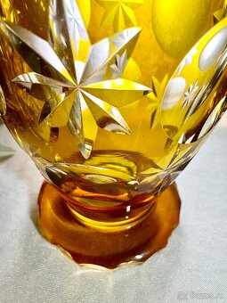 Vaza krištáľ bruseny do lazury, Haida - 3