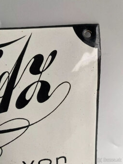 veľmi vzácna smaltovaná ceduľa s parným liehom a likérom, st - 3