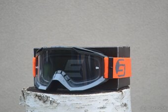 Okuliare mx SHOT sivé oranžové - 3