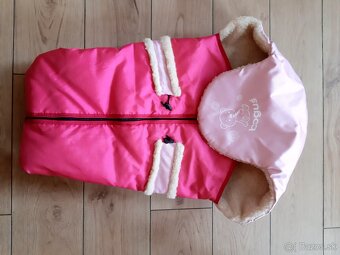 Fusák do saní Bogus - ružový - 3