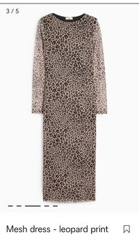 Šaty s leopardim vzorom S - 3