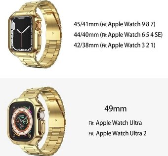 Ocelovy remienok pre Apple Watch, novy. - 3