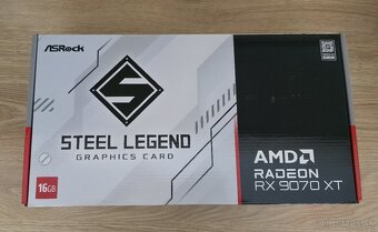 ASROCK Radeon RX 9070 XT Steel Legend 16G - 3