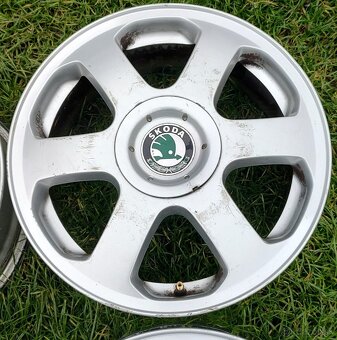 Alu kola 5x100 R15 Škoda - 3