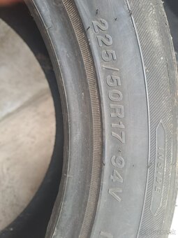 Pneumatiky letne hercules 225/50R17 dezen 5,8 mm - 3