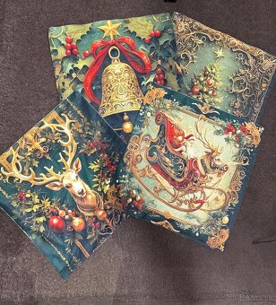 Vianočné návleky na vankúše - 3