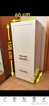 Biela skrina (úplne nová) - 3