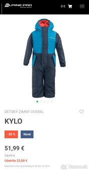 Detský zimný overal - 3