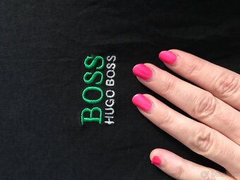 HUGO BOSS black pánske polotricko veľkosť L - 3