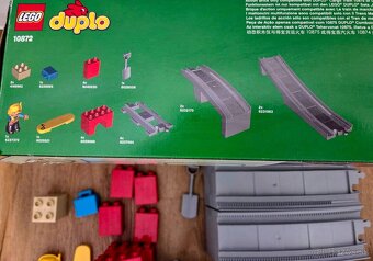 LEGO DUPLO ŽELEZNIČNÝ MOST A KOĽAJNICE 10872 - 3