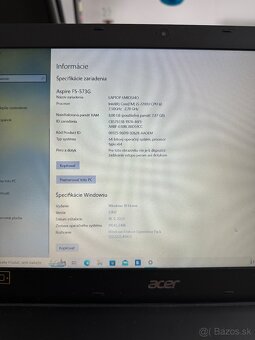 Predam Acer aspire F15 - 3