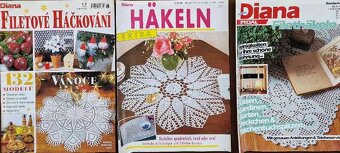 Časopisy so vzormi na vyšívanie, háčkovanie DIANA - 3