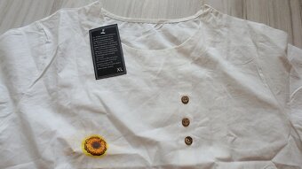 Dámska blúzka, biela, v. XL/2XL - 3