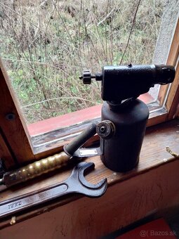 Predám staré retro letovacie lampy a kľúč 55-60Tona - 3
