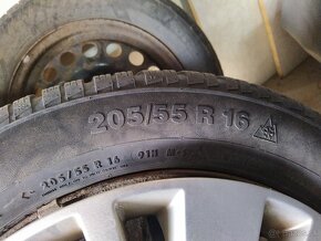 Predám zimné pneu+disky na opel astra h alebo iné - 3