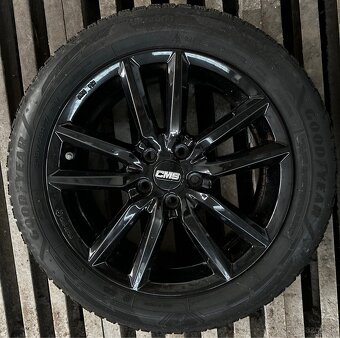 5x112 R17 7J ET50 CMS C27 piano Black + 215/55 R17 GoodYear - 3