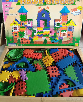 Hawk Blocks - Building play, stavebná skladačka, 230ks - 3