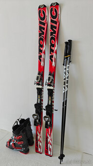 LYŽE ATOMIC CX COMP 154CM + LYŽIARKY NORDICA 41EUR - 3