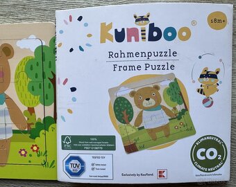 Drevené puzzle Kuniboo macko za 2eur - 3