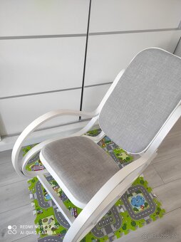 Hojdacie Biele kreslo - 3